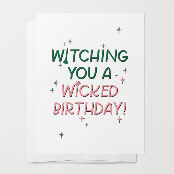 Wicked Birthday Greeting Card Sale