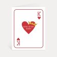 King Of My Heart Greeting Card Online Sale