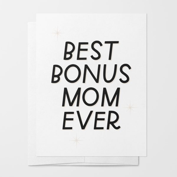 Best Bonus Mom Ever Card Online Sale