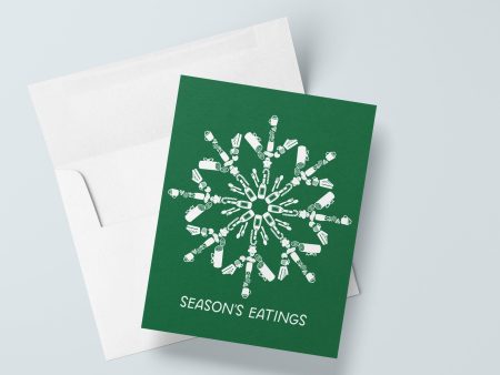 Season s Eatings Holiday Greeting Card Supply