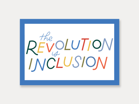 The Revolution Is Inclusion Sticker Fashion