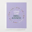 Long Live Small Business Greeting Card Cheap