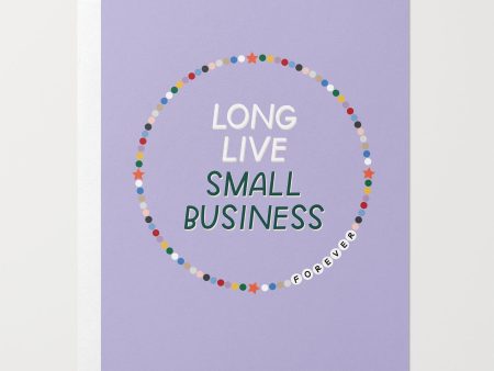 Long Live Small Business Greeting Card Cheap