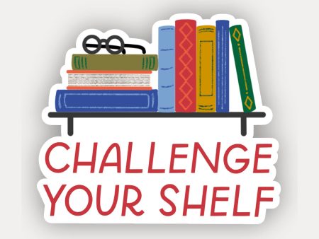 Challenge Your Shelf Sticker Cheap