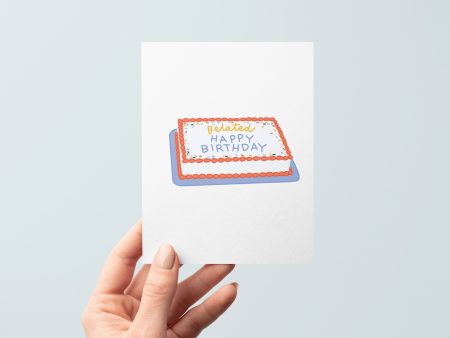 Belated Happy Birthday Card on Sale