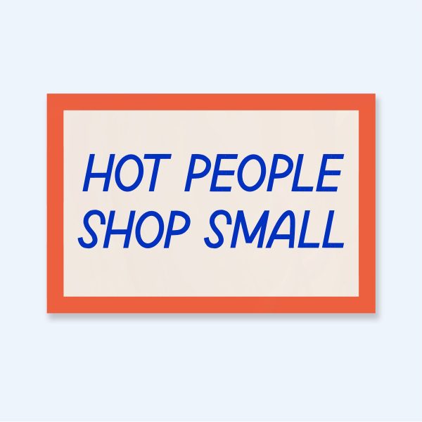 Hot People Shop Small Sticker Discount