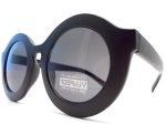 Retro Round Sunglasses- Matte Black Online