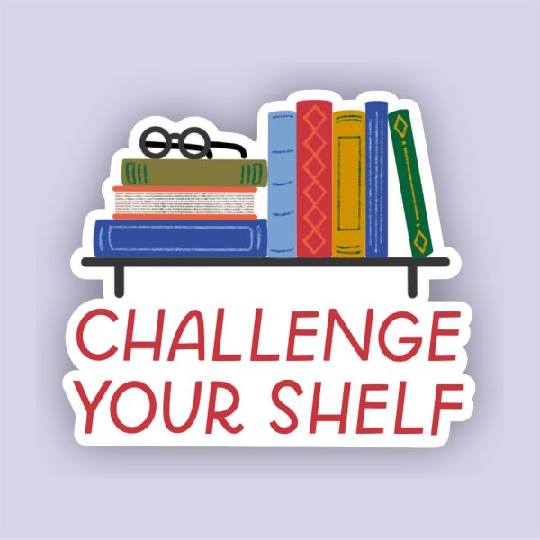 Challenge Your Shelf Sticker Cheap