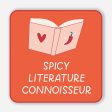 Spicy Literature Sticker on Sale