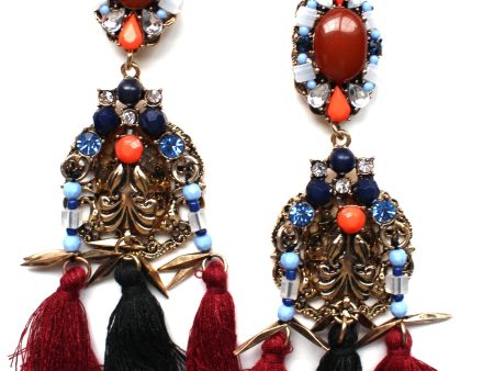 Zara Warrior Tassel Earrings Online