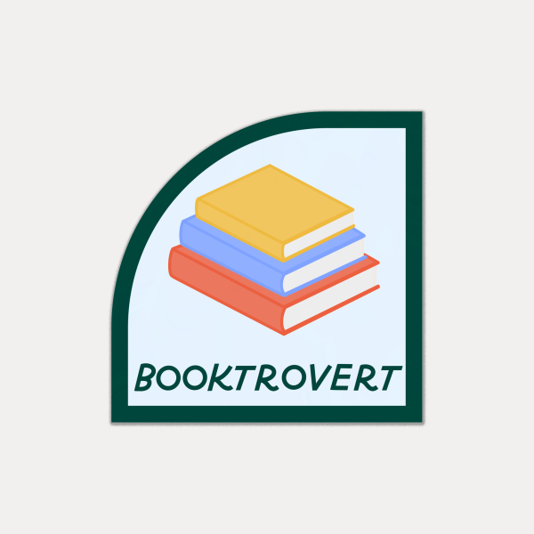 Booktrovert Vinyl Sticker Cheap