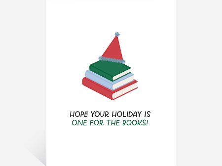 Holiday Books Greeting Card on Sale