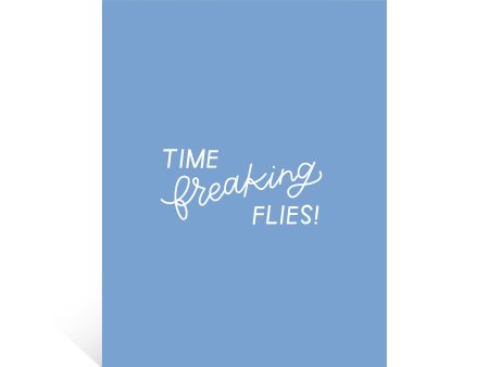 Time Flies Greeting Card Online now