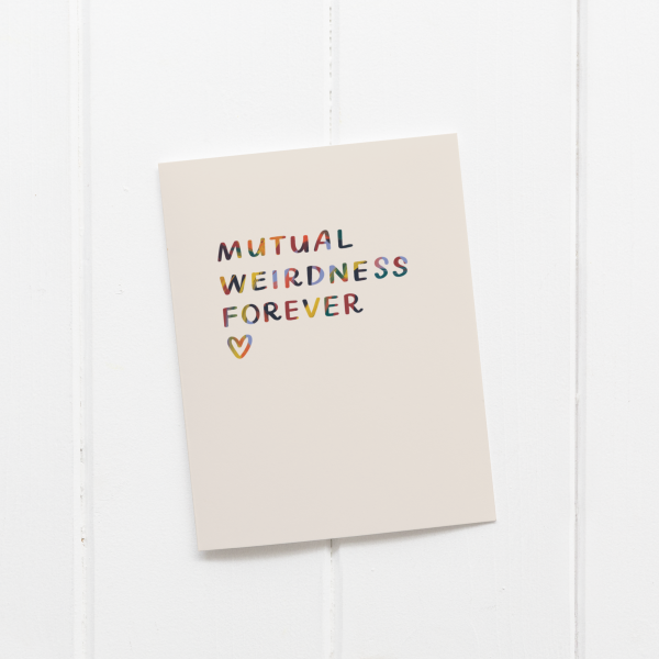 Mutual Weirdness Forever Card For Sale