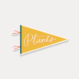 Plants Pennant Sticker Supply