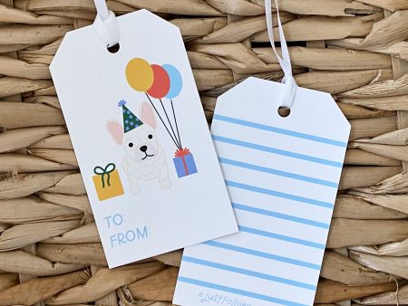 French Bulldog Birthday Gift Tag Set Online Hot Sale