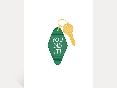 You  Did It Key Card For Sale