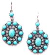 Southern Sparkle Turquoise Earrings Cheap