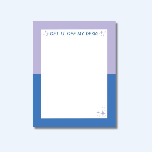 Lavender Desk Notepad Online Hot Sale