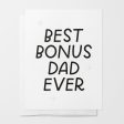 Best Bonus Dad Ever Card Sale