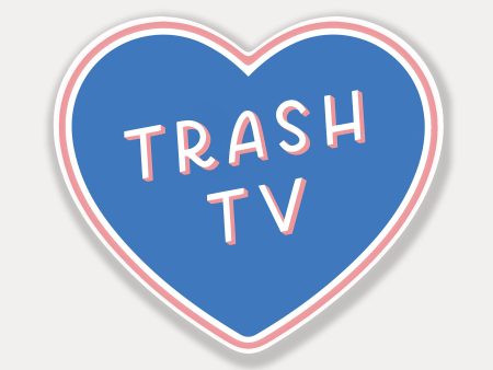 Trash TV Sticker For Discount