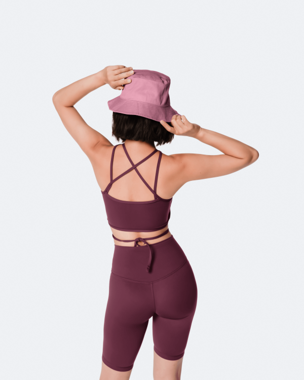 Dusty Pink Casual Bucket Hat Discount