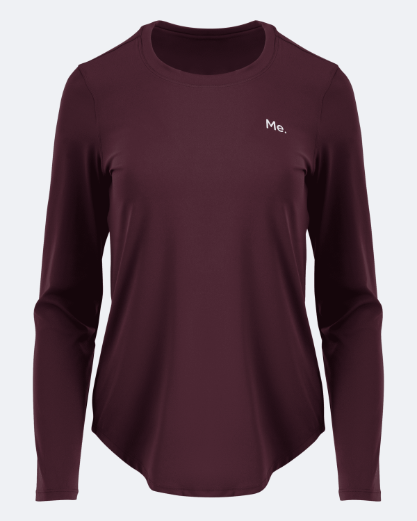 Burgundy Long Sleeve Online now