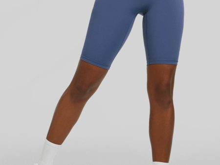 Iris Blue Bike Shorts Discount