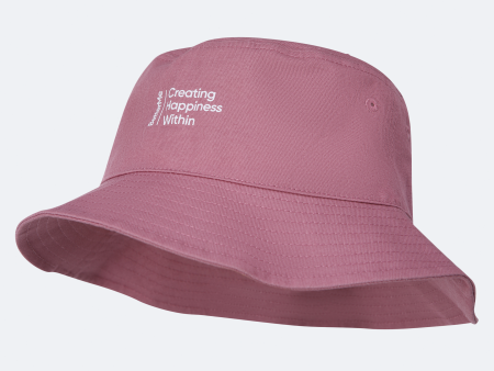 Dusty Pink Casual Bucket Hat Discount