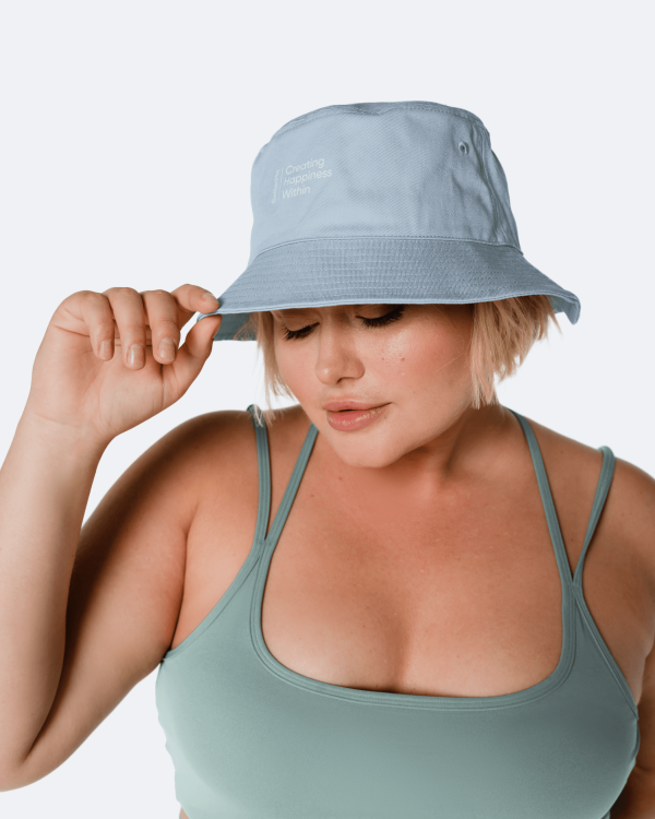 Grey Casual Bucket Hat Online Hot Sale