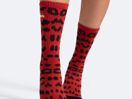 Leopard Pattern Cotton Socks Online Hot Sale