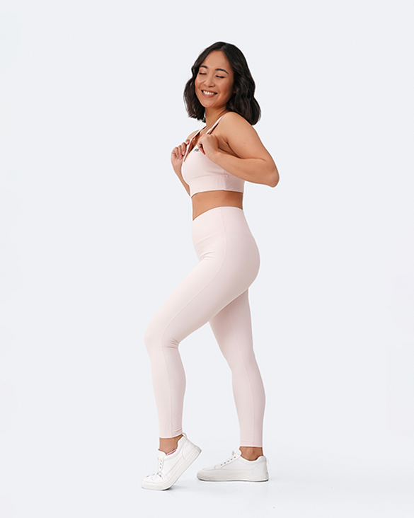 Pink Vanilla High-Waisted Leggings For Discount